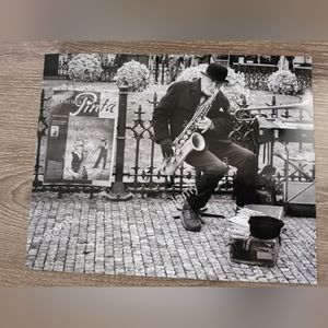 Black/White Jazz Photo 8x10
